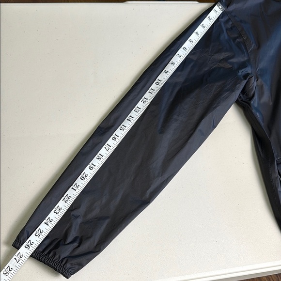 Eddie Bauer Black Packable Windbreaker Jacket Raincoat Hood Technical Jacket - Picture 13 of 16